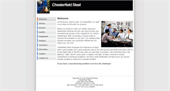 Desktop Screenshot of chesterfieldsteel.com